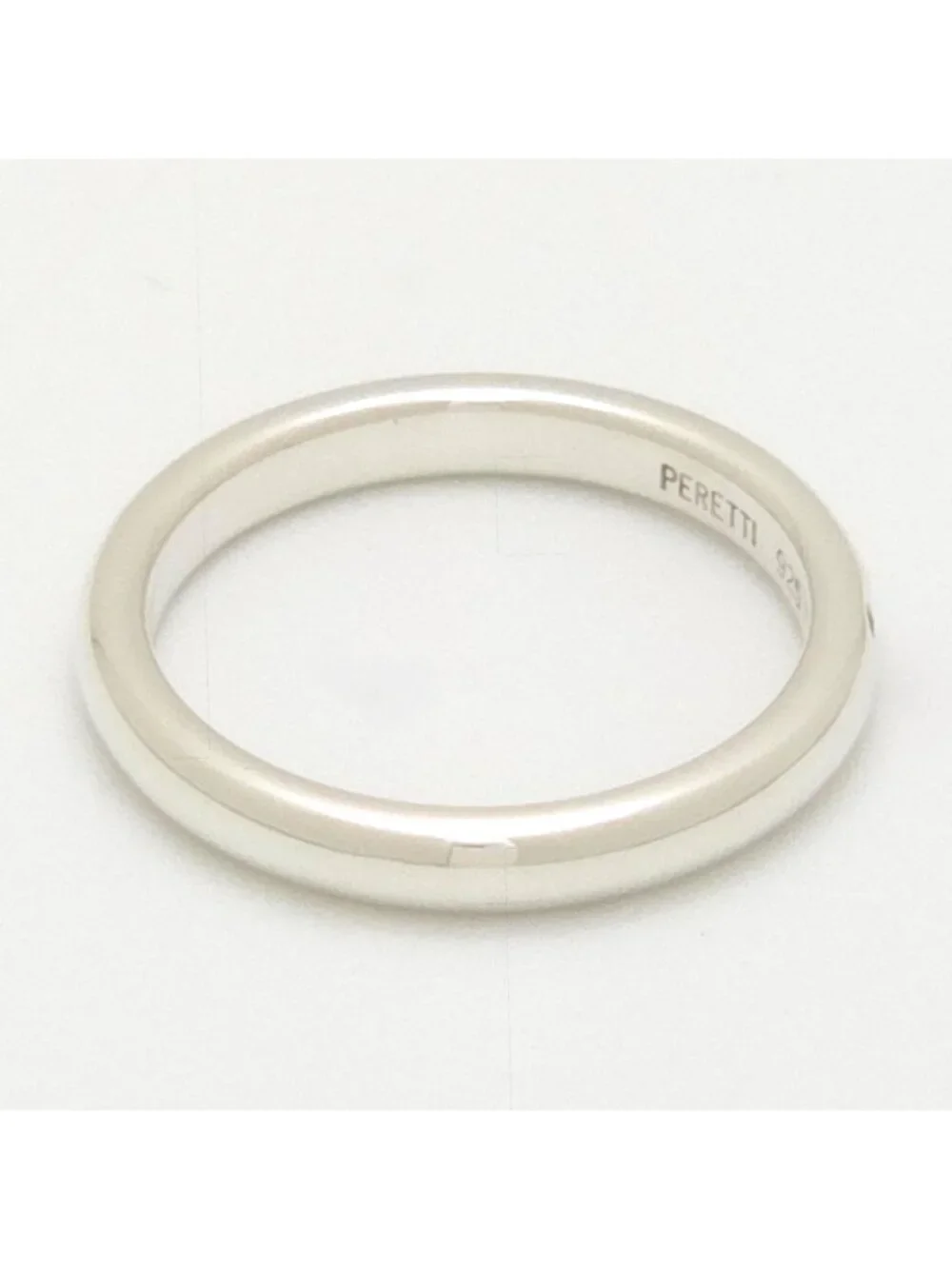 Tiffany & Co Stacking Band Ring Ruby Sterling Silver Elsa Peretti